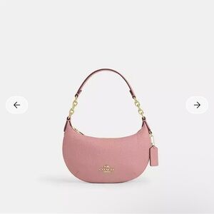 Coach Mini Payton Bag in Gold/Pink Petal Shoulder Bag Gold CEL08 NWT